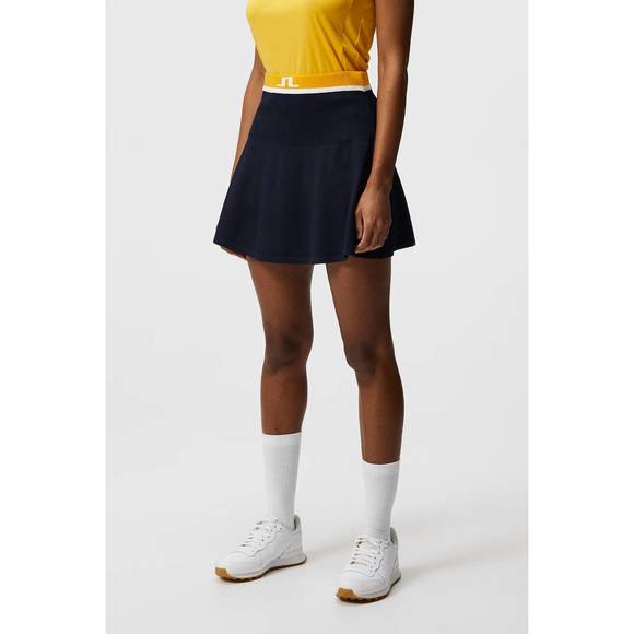 NEW J.LINDEBERG frida knitted skirt in 1040 citrus - Picture 2 of 4